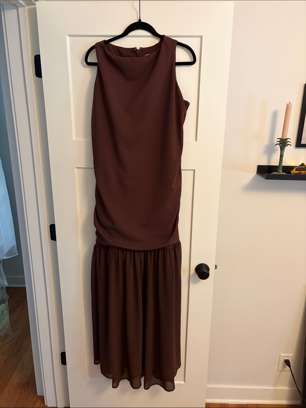 Show Me Your MuMu Chocolate Brown Aria Maxi Dress